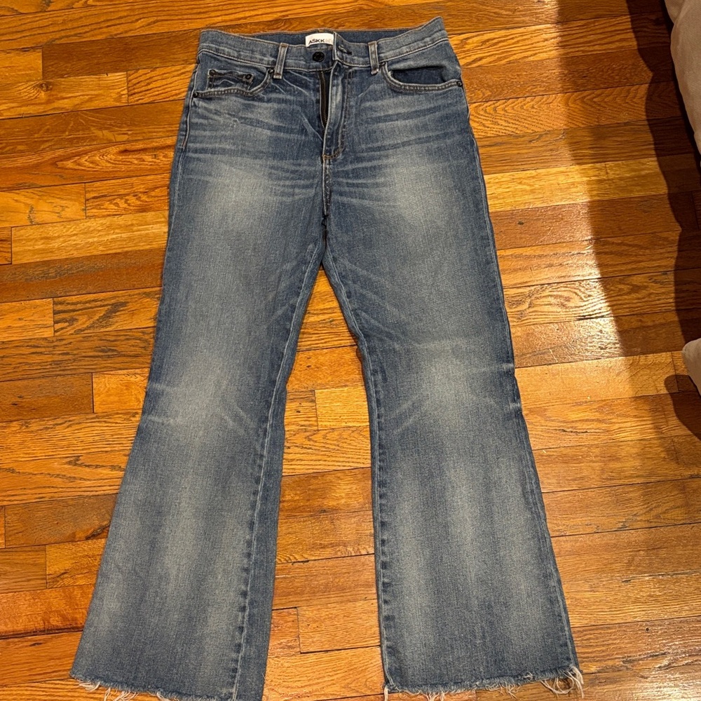ASKK NY Classic Blue Flare Jeans